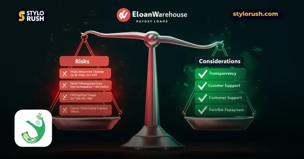 Risks and Considerations of eLoanWarehouse Payday Loans